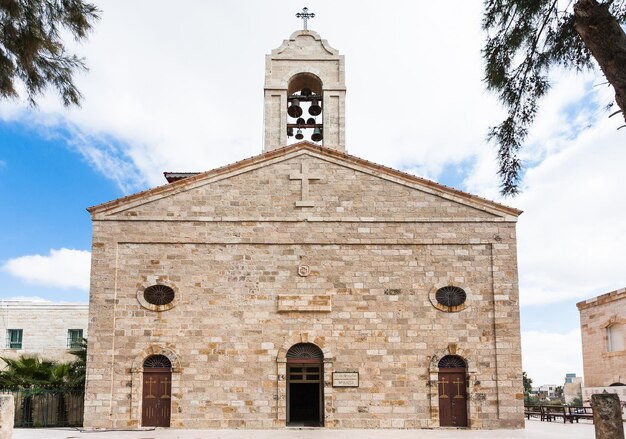 Греческая православная базилика святого георгия в мадабе