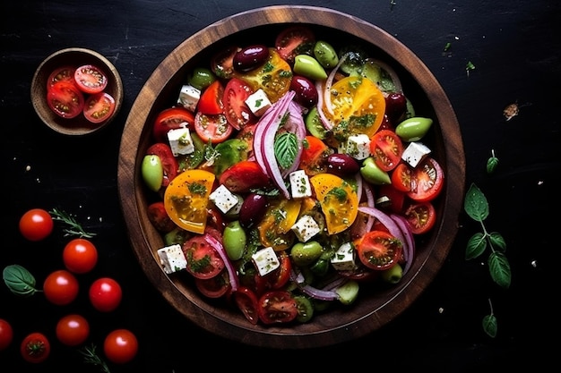 Греческий салат восхитительный