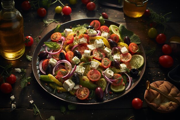 Greek Salad Wholesome Goodness