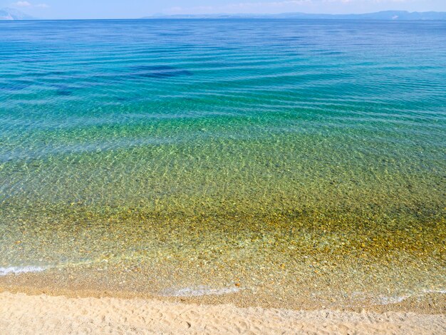 Greek spa resort with the hot springs of LoutraEdipsou on the island of Evia Euboea in Greece