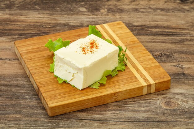 Greek traditional soft feta cheese