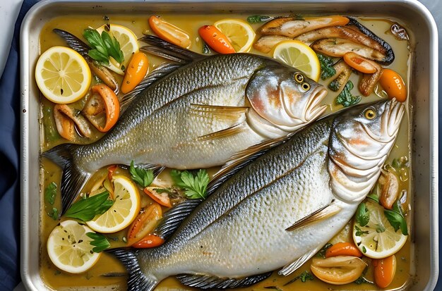 GreekStyle Roasted Branzino