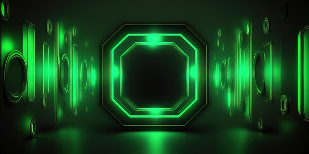 Green abstract background for design