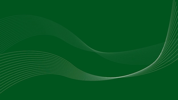 緑の抽象的な背景イラスト緑の波状の背景