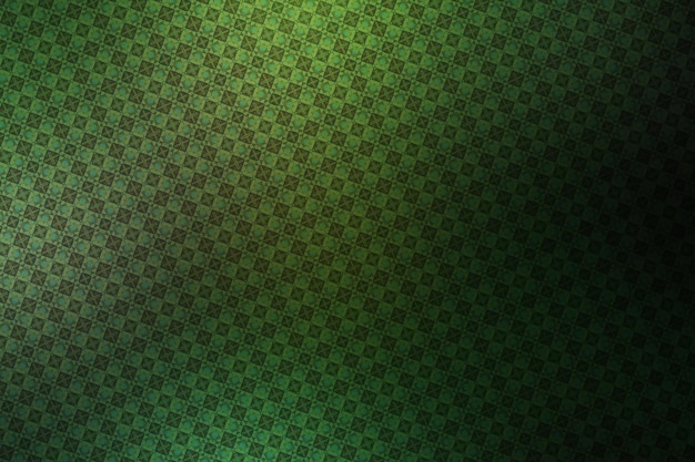 Photo green abstract background with a pattern of rhombuses in the center