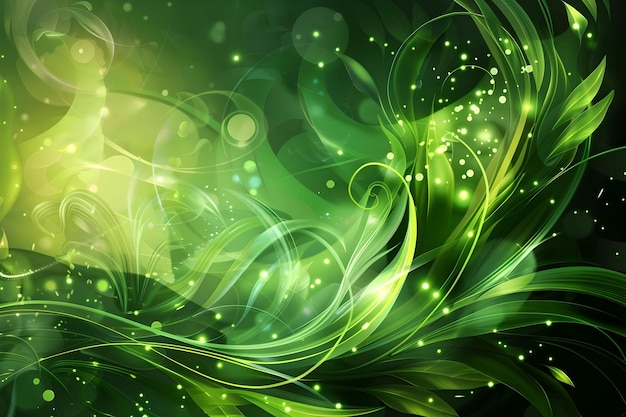 Green abstract background