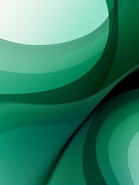 a green abstract design with a green background