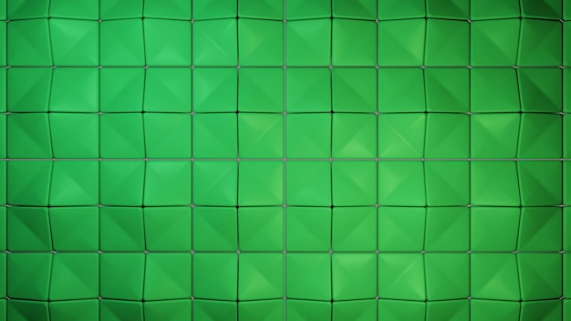 Photo green abstract geometric background