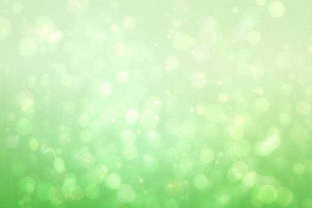 Green abstract light spot design