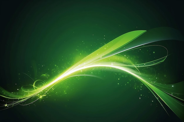 Green abstract light stock illustration