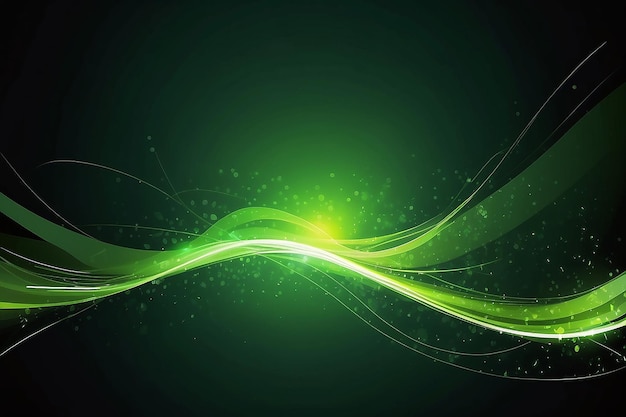 Green abstract light stock illustration