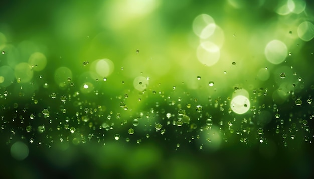 Foto green abstract sparkles bokeh sfondi di carta da parati