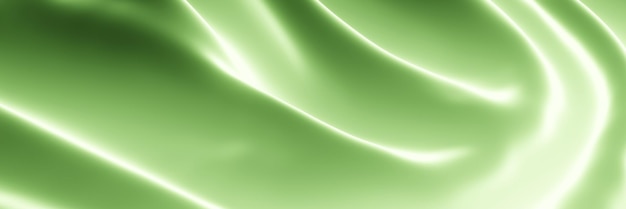 Green abstract wave background