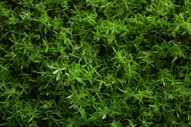 Green abstraction Top view of grass texture for versatile backgrounds