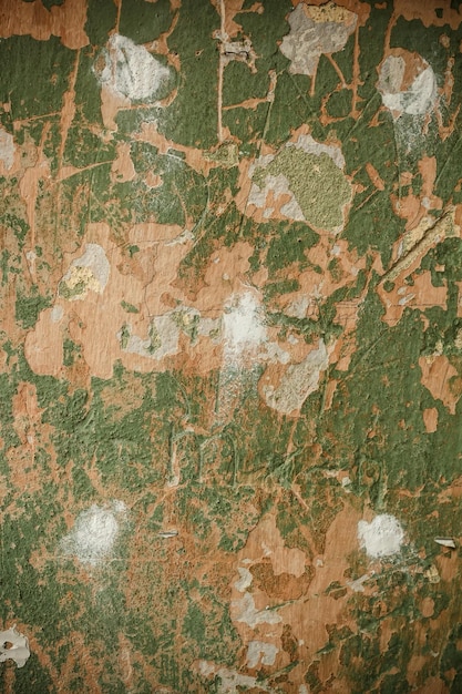 Green aged wall