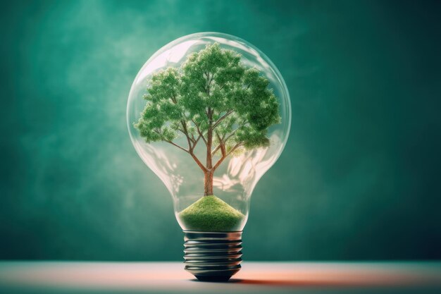 Premium Ai Image Green Alternative Energy Generate Ai Premium Ai Image Green Alternative Energy Generate Ai
