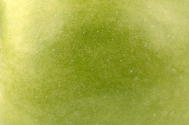 Green apple closeup