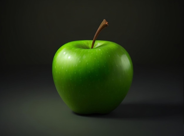 a green apple generative ai