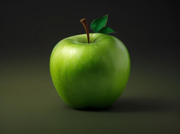 a green apple generative ai