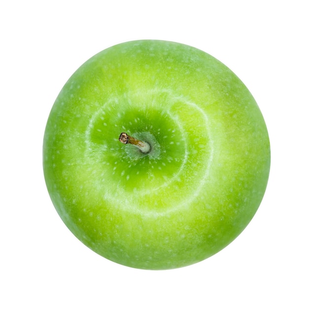 Green apple isolated on white background