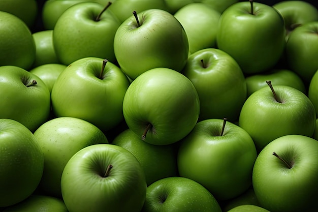 Green Apples Background