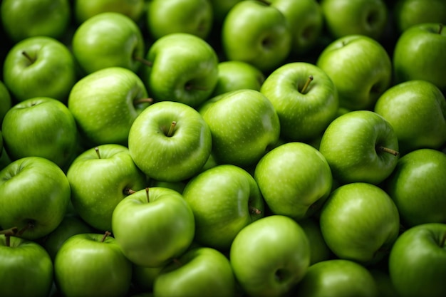 Green Apples Fruit Product Photography