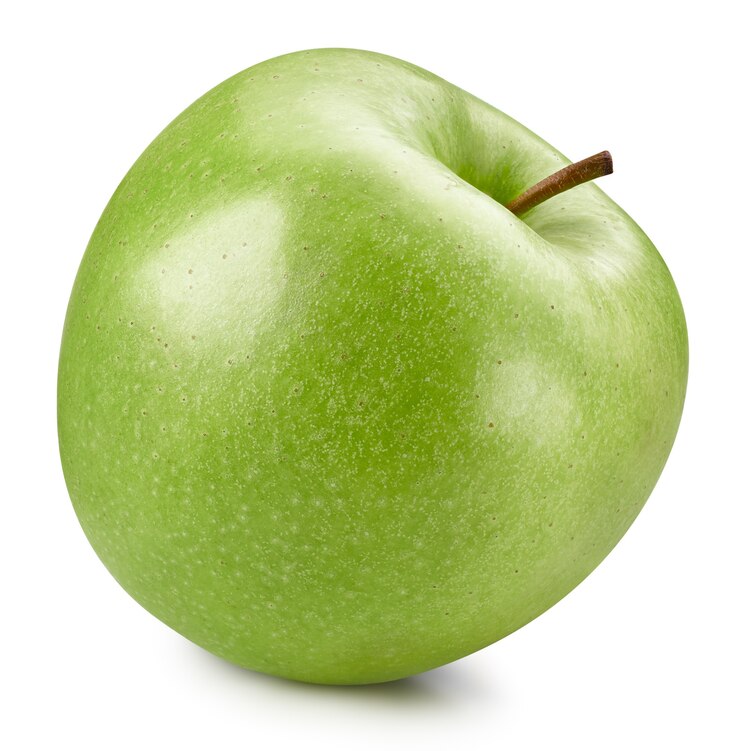 Photo green apples isolated on white background