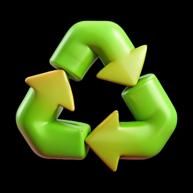 green arrows with arrows pointing to the left and right