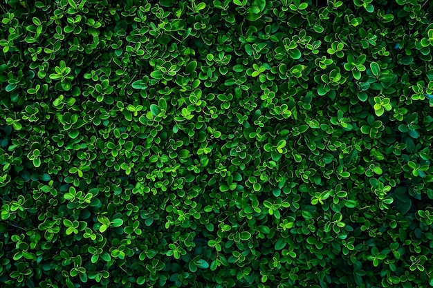 Photo green background green leaves hedge plant background