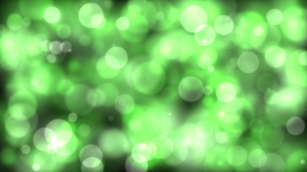 Green background with a blurry light effect