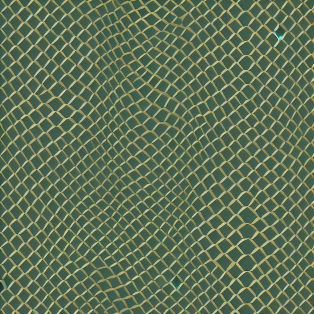 Photo a green background with gold and green lines.