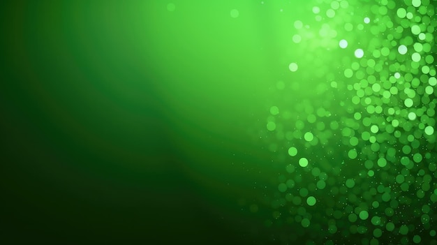 Green background with a green background with sparkles