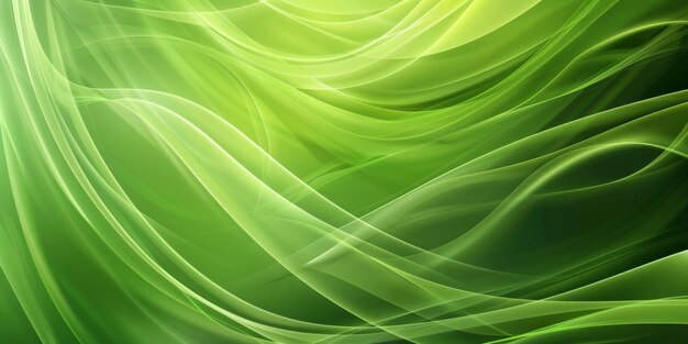 Зеленый фон с зеленым волновым рисунком фон