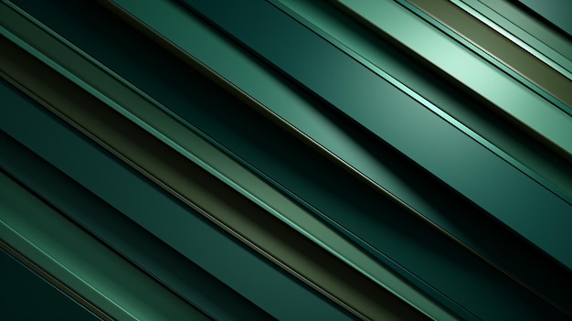 Photo a green background with stripes in an abstract design