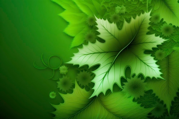 Green background