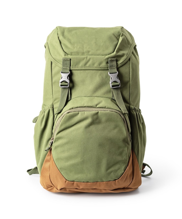 Photo green backpack