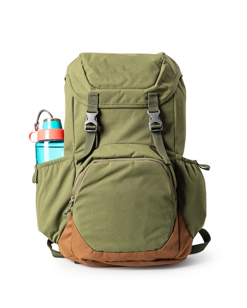 Green backpack