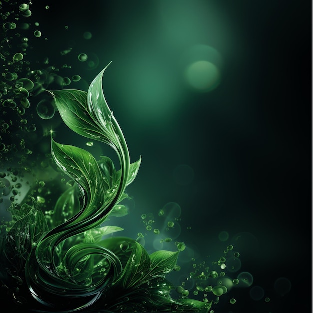 green backround for social and web