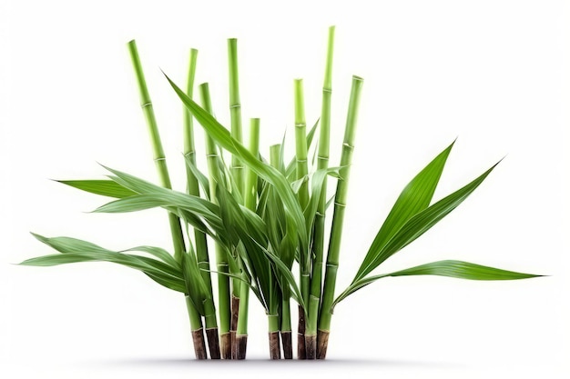 Green bamboo plant Slice studio Generate Ai