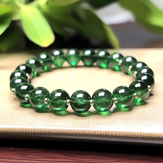 Emerald Green Tourmaline Step Cut Bolt Beads