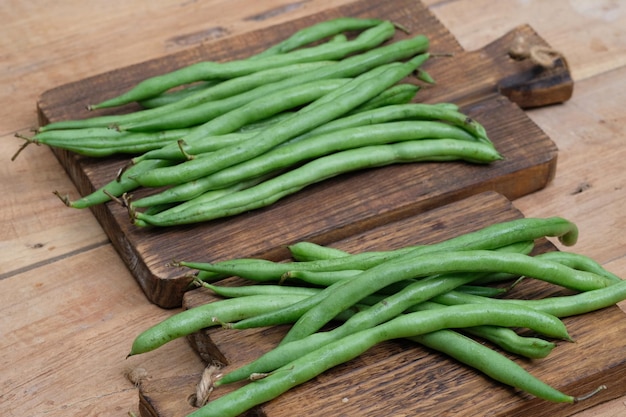 Green bean is type of legume that can be eaten from various cultivars of Phaseolus vulgaris. Buncis