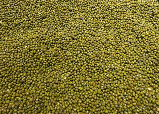背景の緑豆ピーナッツ