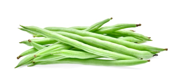 흰색 바탕에 녹색 콩