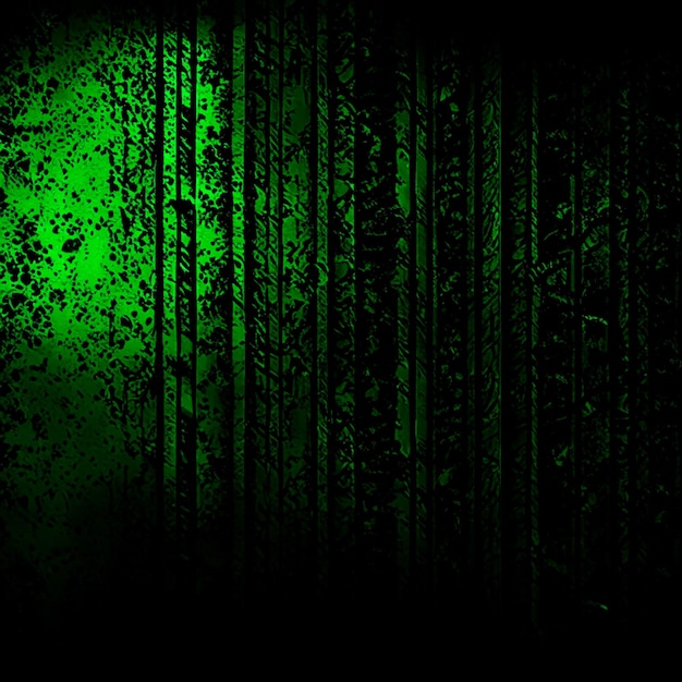 Photo green and black grunge wall texture