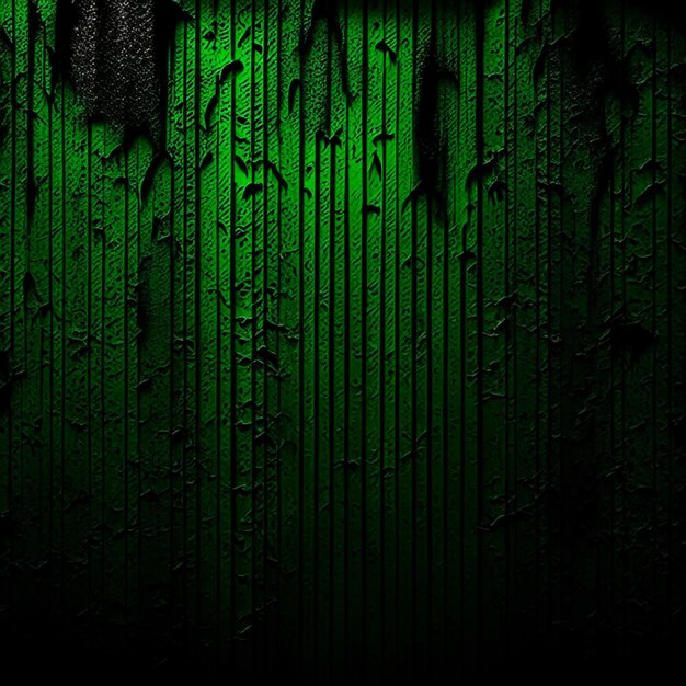 Foto texture della parete grunge verde e nera