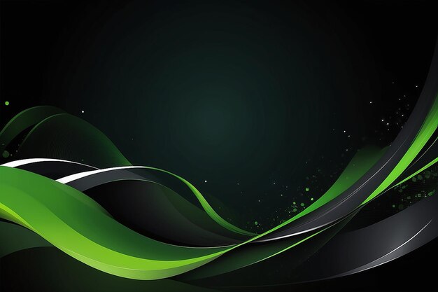 Green and Black PPT Background