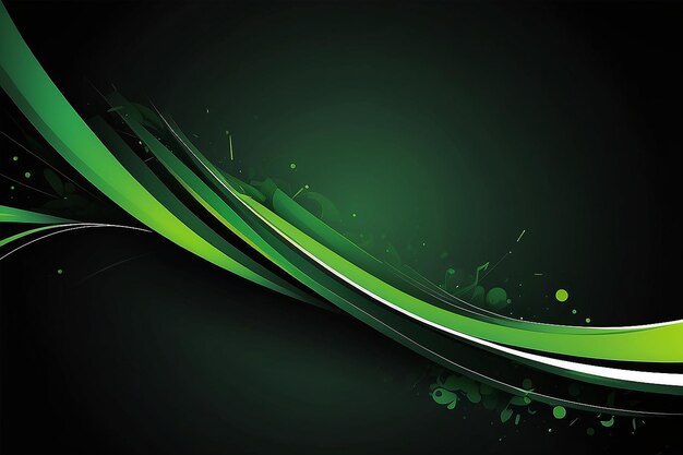 Green and Black PPT Background