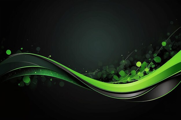 Green and Black PPT Background