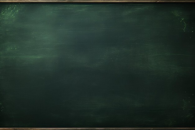 Photo green blackboard background with chalk