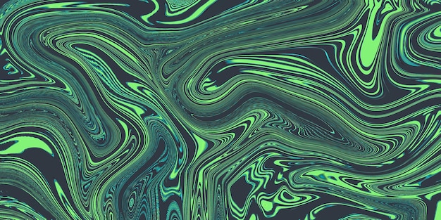 A green and blue abstract background with a green swirl pattern.